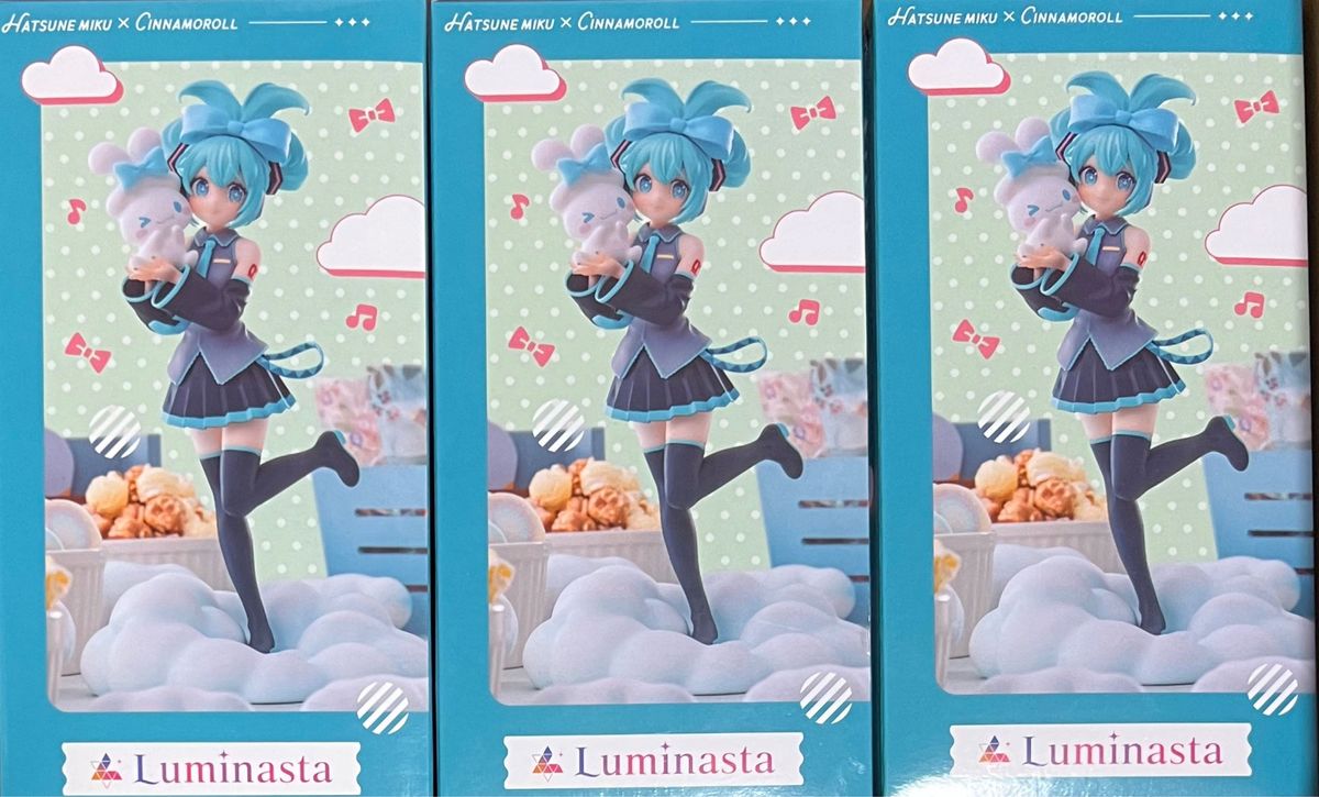 初音ミク フィギュア シナモロール Luminasta シナモン プライズ 初音ミク フィギュア シナモロール Luminasta シナモン プライズ