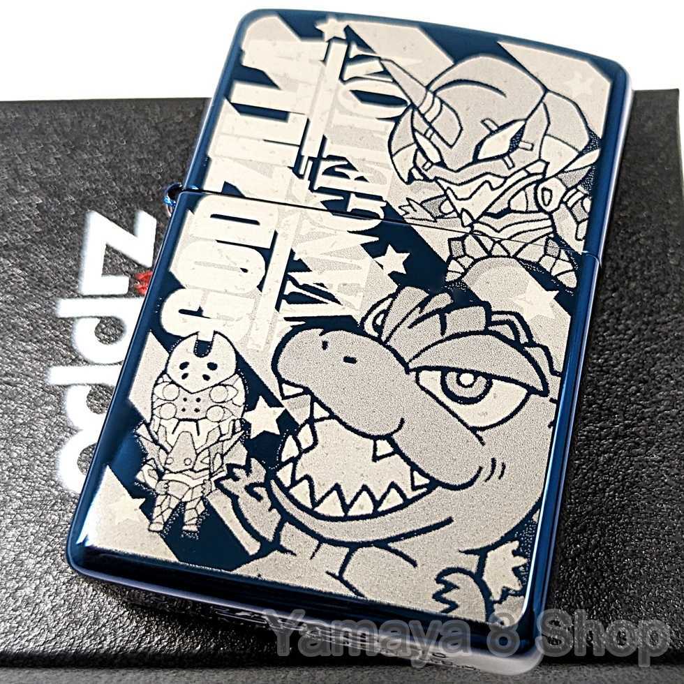 ZIPPO 限定 エヴァンゲリオンＶＳゴジラ デフォルメ ジッポー ライター_画像1