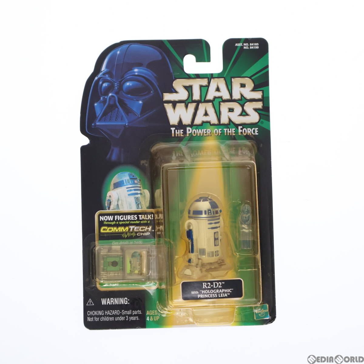 【中古】[FIG]スター・ウォーズ パワー・オブ・ザ・フォース コムテックベーシックフィギュア R2-D2 with ホログラフィック レイア STAR WA_画像1