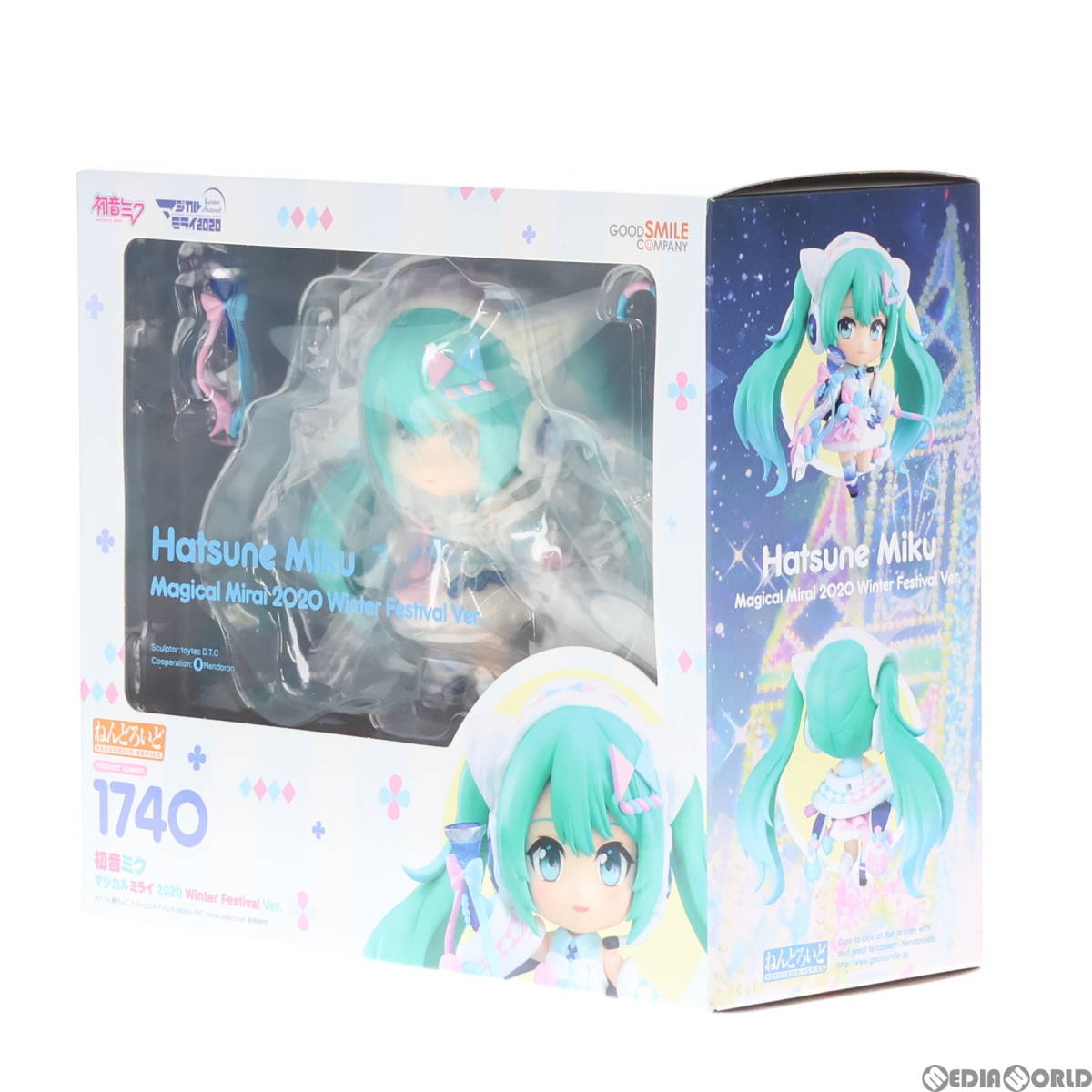 【中古】[FIG]ねんどろいど 1740 初音ミク マジカルミライ 2020 Winter Festival Ver. キャラクター・ボーカル・シリーズ 01 初音ミク 完成_画像2