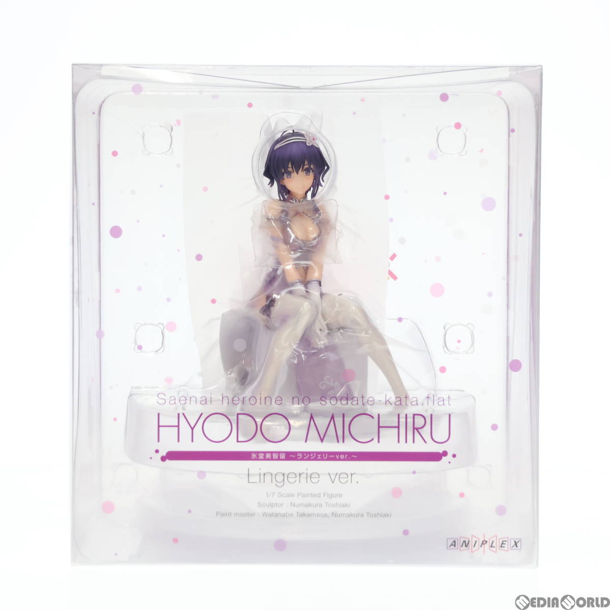 【中古】[FIG]ANIPLEX+限定 氷堂美智留(ひょうどうみちる) ～ランジェリーver.～ 冴えない彼女の育てかた♭ 1/7 完成品 フィギュア(MD19-12_画像1