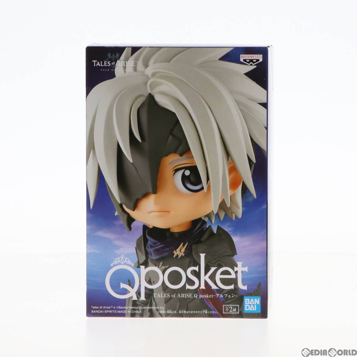 【中古】[FIG]アルフェン A(衣装ブラック) テイルズ オブ アライズ Q posket-アルフェン- フィギュア プライズ(2607220) バンプレスト(6171_画像1