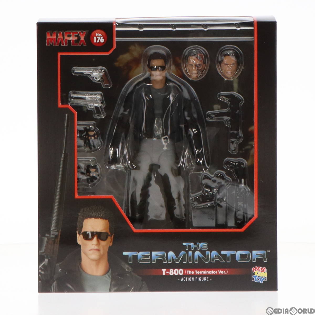 [ used ][FIG] muff .ksNo.176 MAFEX T-800(The Terminator Ver.) Terminator final product moveable figure meti com * toy (61133871)