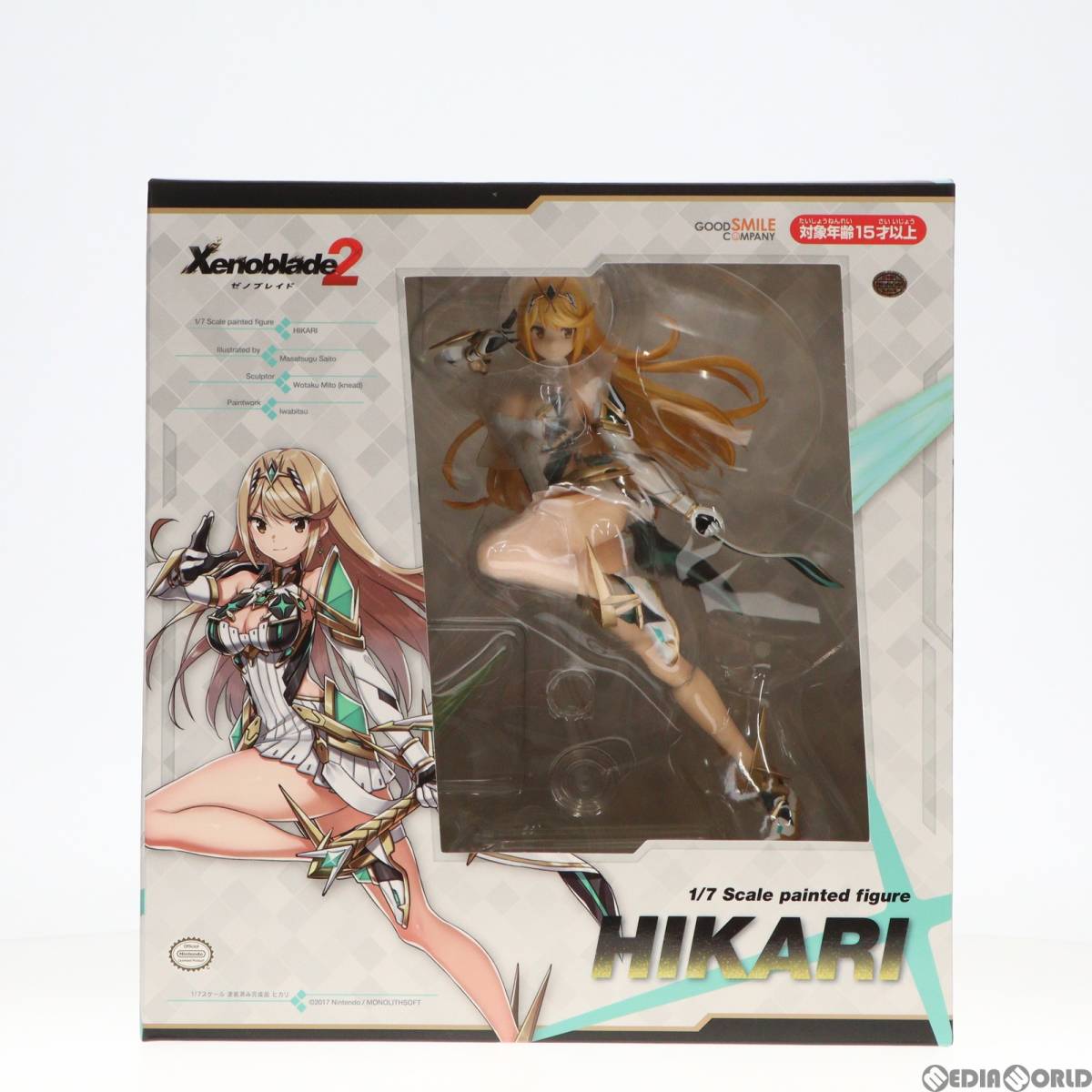 【中古】[FIG](再販2次出荷)ヒカリ ゼノブレイド2 1/7 完成品 フィギュア GOODSMILE ONLINE SHOP&Amazon.co.jp&あみあみ限定 グッドスマイ_画像1