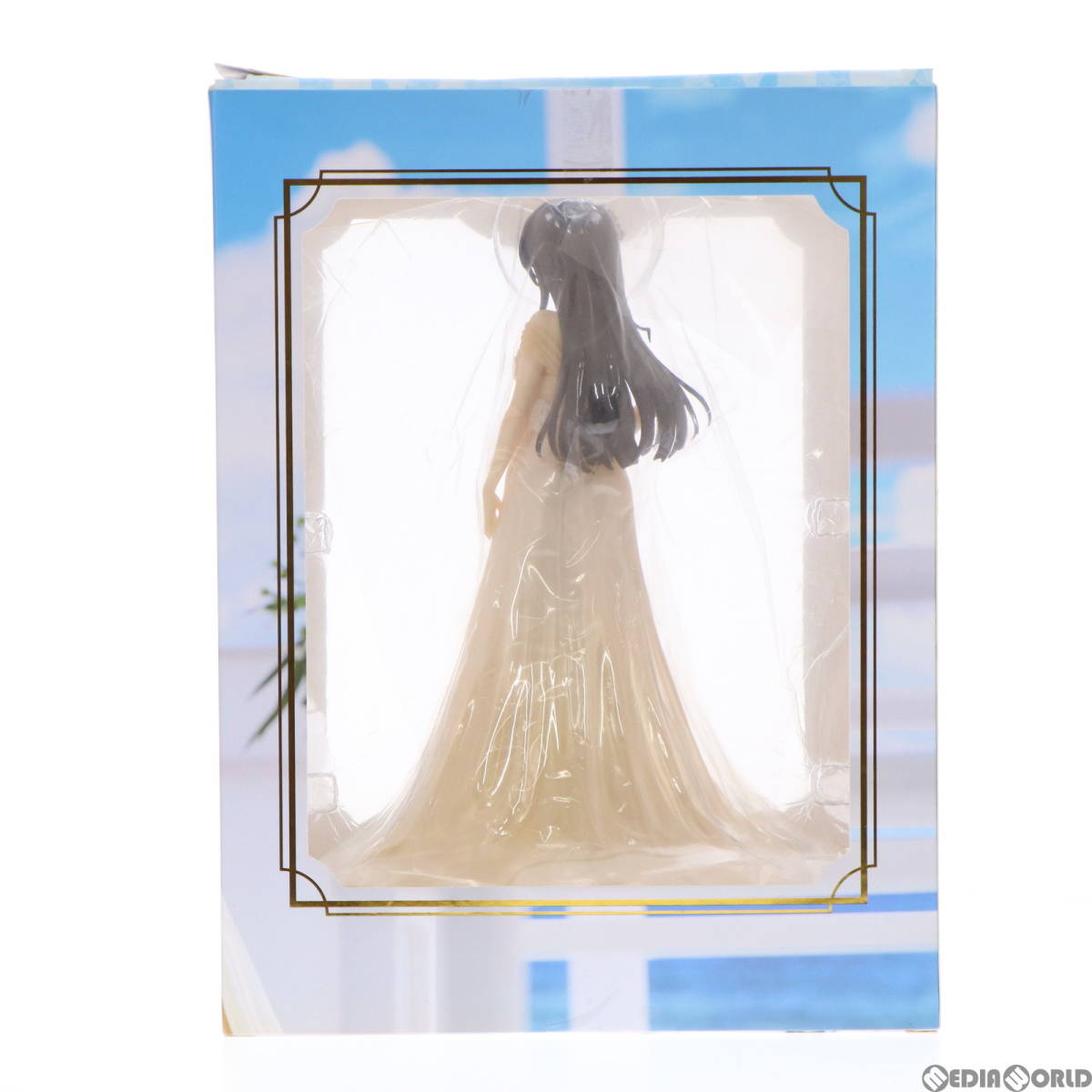 【中古】[FIG]ANIPLEX+限定 桜島麻衣～ウェディングver.～(さくらじままい) 青春ブタ野郎はゆめみる少女の夢を見ない 1/7 完成品 フィギュ_画像3