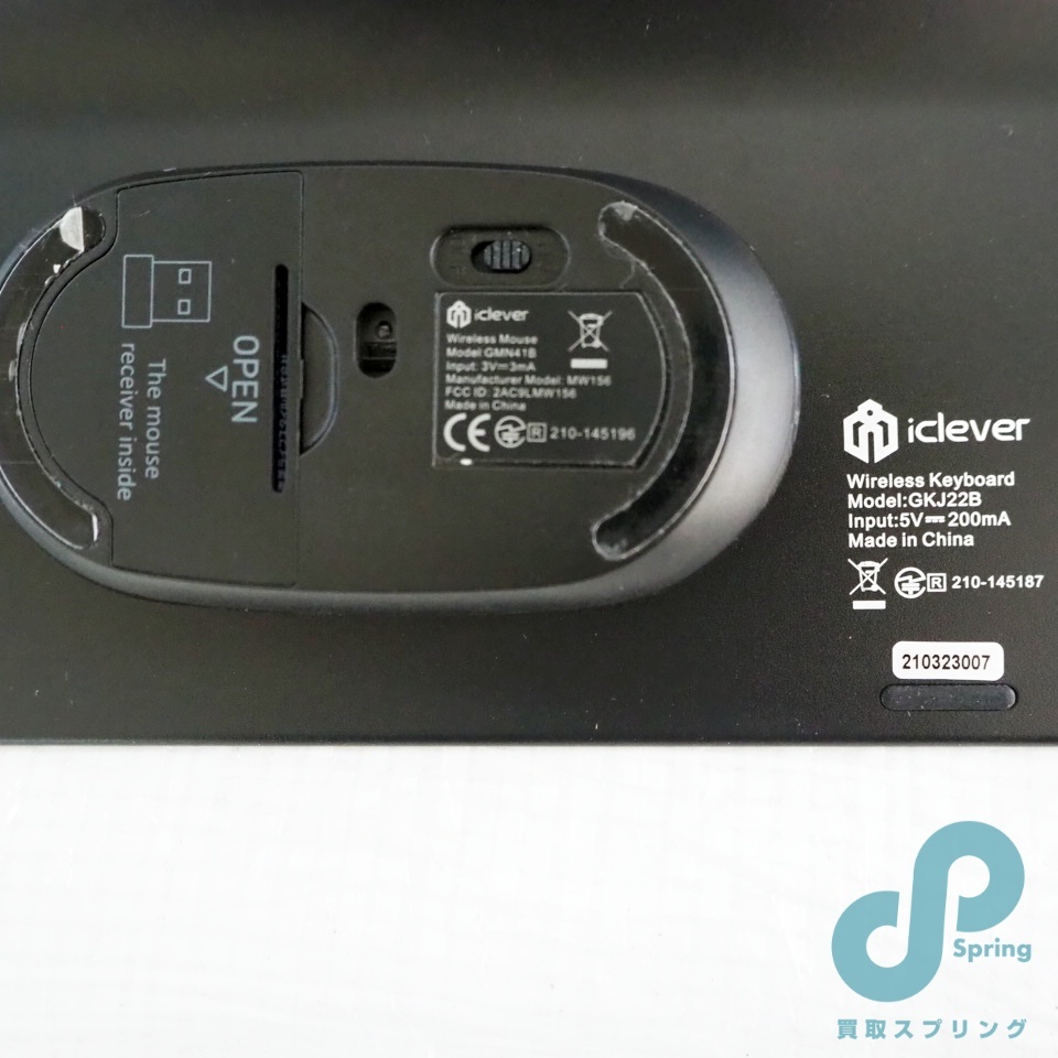 動作品 ワイヤレス キーボード マウス iclever 2.4G IC-BK22 combo 付属品完備_画像5