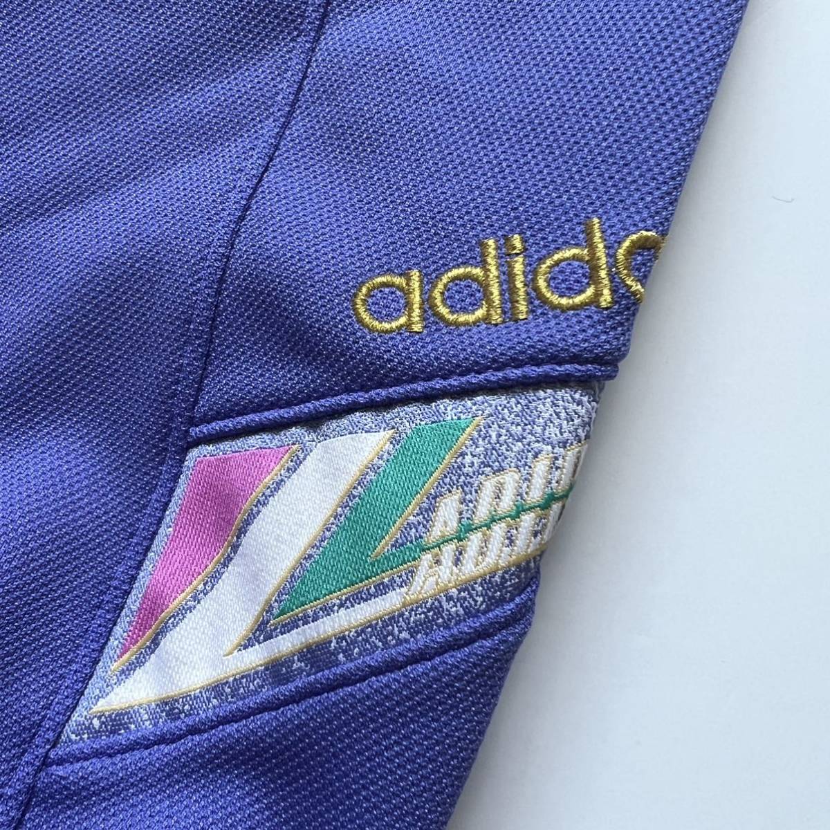 【送料無料】【新品】adidas アディダス トラックジャケット　ジャージ　紫　パープル　S デサント期_画像9