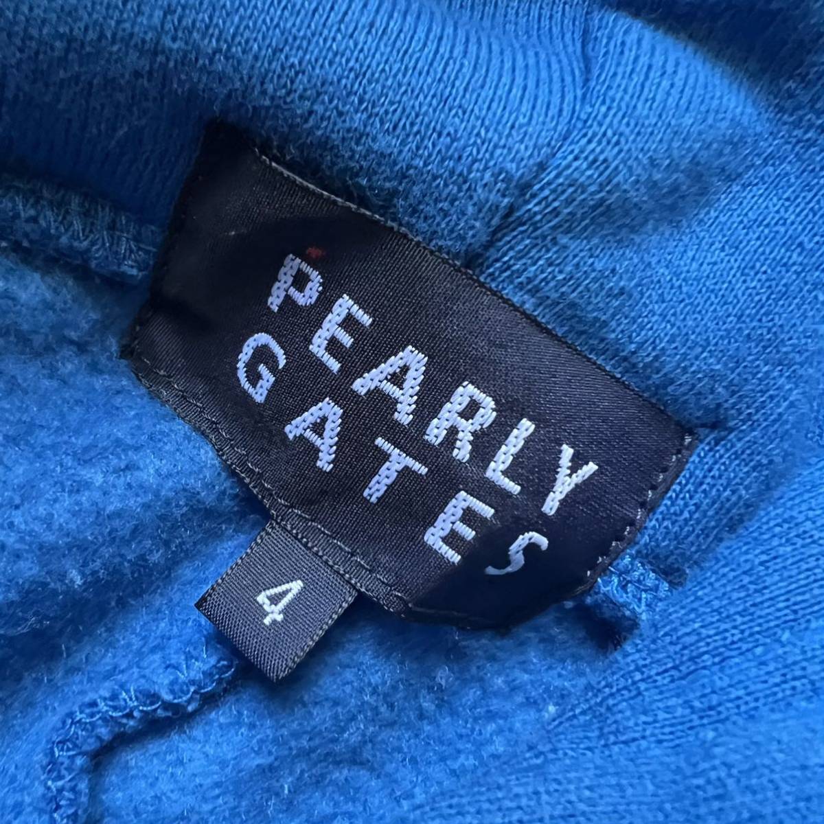 【送料無料】PEARLY GATES パーリーゲイツ　パーカー　メンズ　星　スター　ゴルフ　GOLF 4 M フード　フーディ　フード　ロゴ