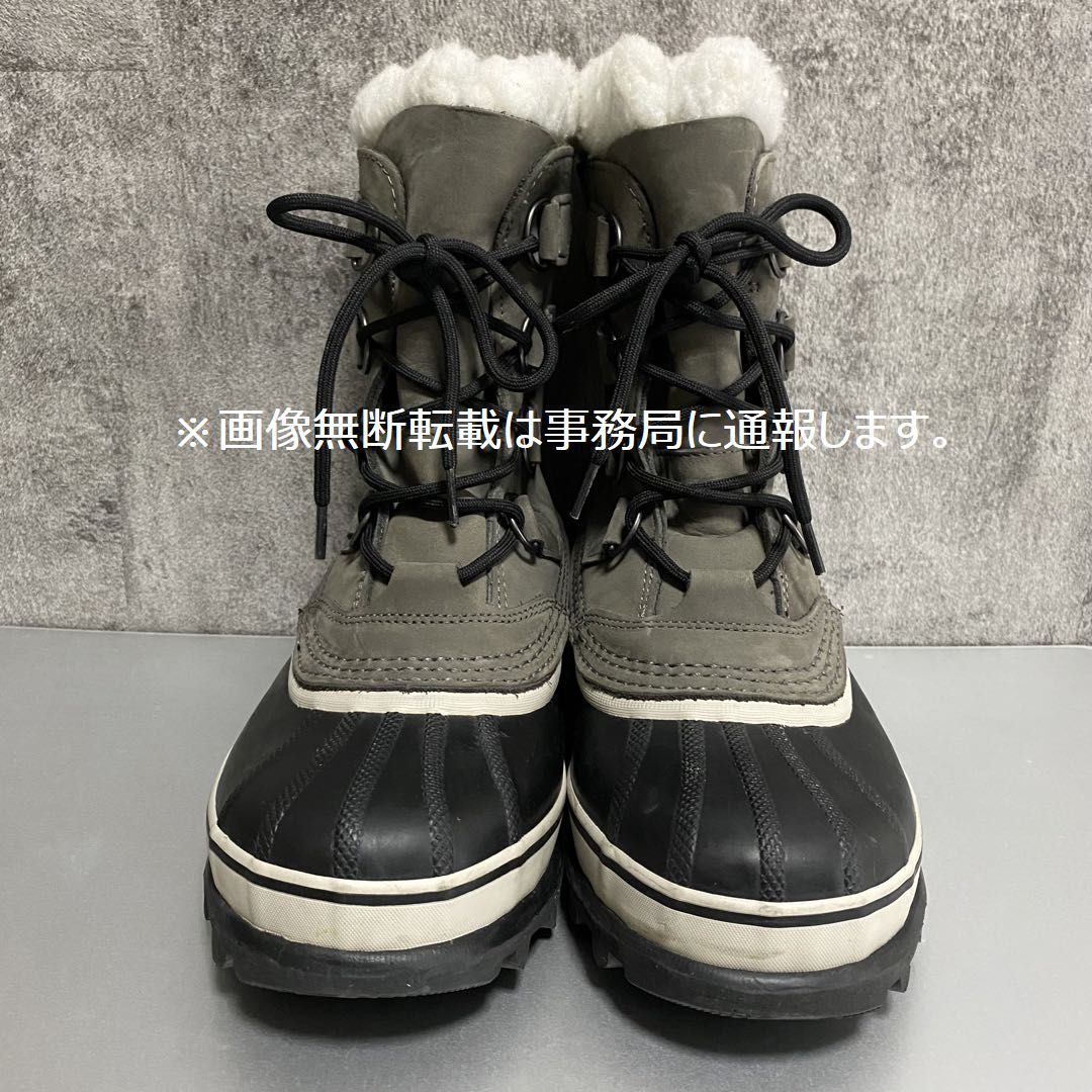 SOREL ソレル☆CARIBOU カリブー ウォータープルーフ スノー ブーツ/サイズ24㎝ グレー 定価24200円 アウトドア レインブーツ 雪_画像2