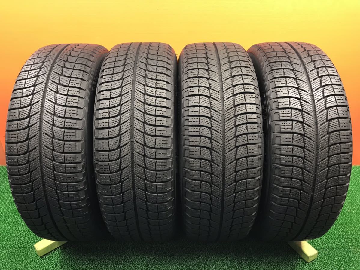 14t-150)冬 205/60R16 MICHELIN X-Ice 3 plus 8分山 WEDS 6.5J+38 PCD114.3 5穴 プリウスアルファ ノア ヴォクシー等 _画像3