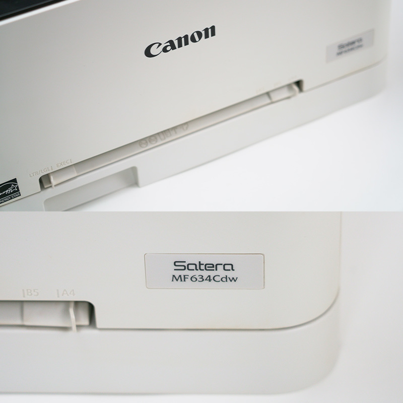 CANON キャノン satera MF634Cdw スモールオフィス向けレーザー複合機 プリンター ファックス スキャナー 付属品あり_画像4