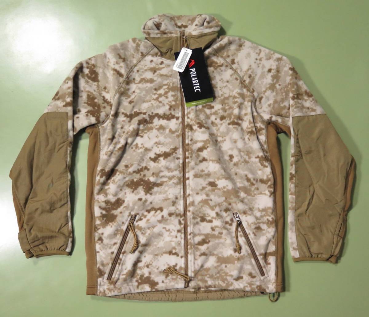 米軍実物　デザートＭＣＣＵＵ　ポーラテックジャケット　ＸＳＲ