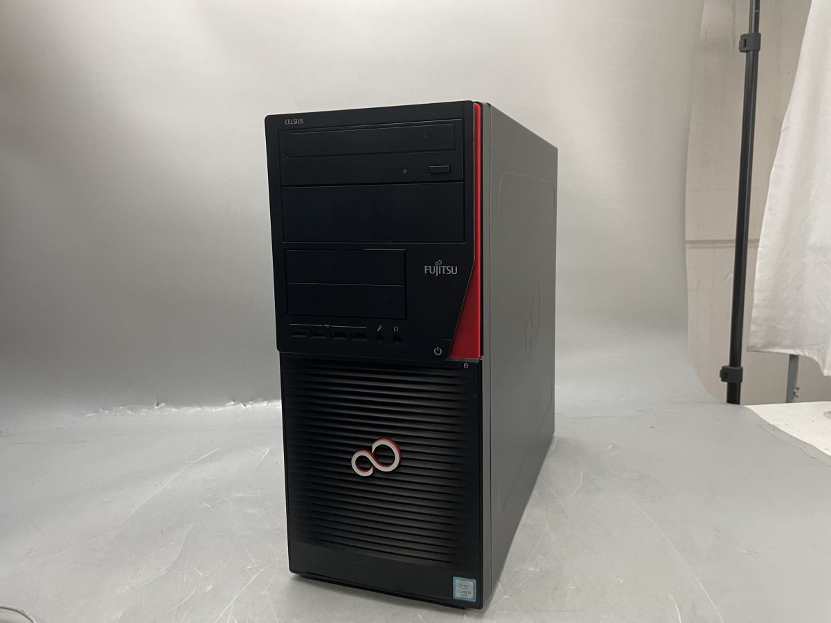 ★1円スタート★第6世代★富士通 CELSIUS W550 Core i3 6100 4GB★現状引き渡し★ストレージ/OS無★BIOS起動までの動作確認★_画像1