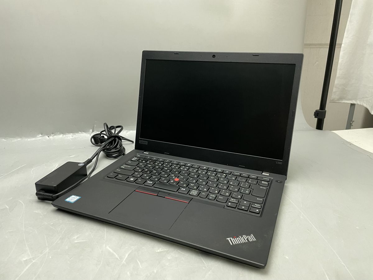 ★1円スタート★第8世代★Lenovo ThinkPad L480 Core i5 8250U 4GB SSD256GB Win10 Pro★スピーカー不良★_画像1