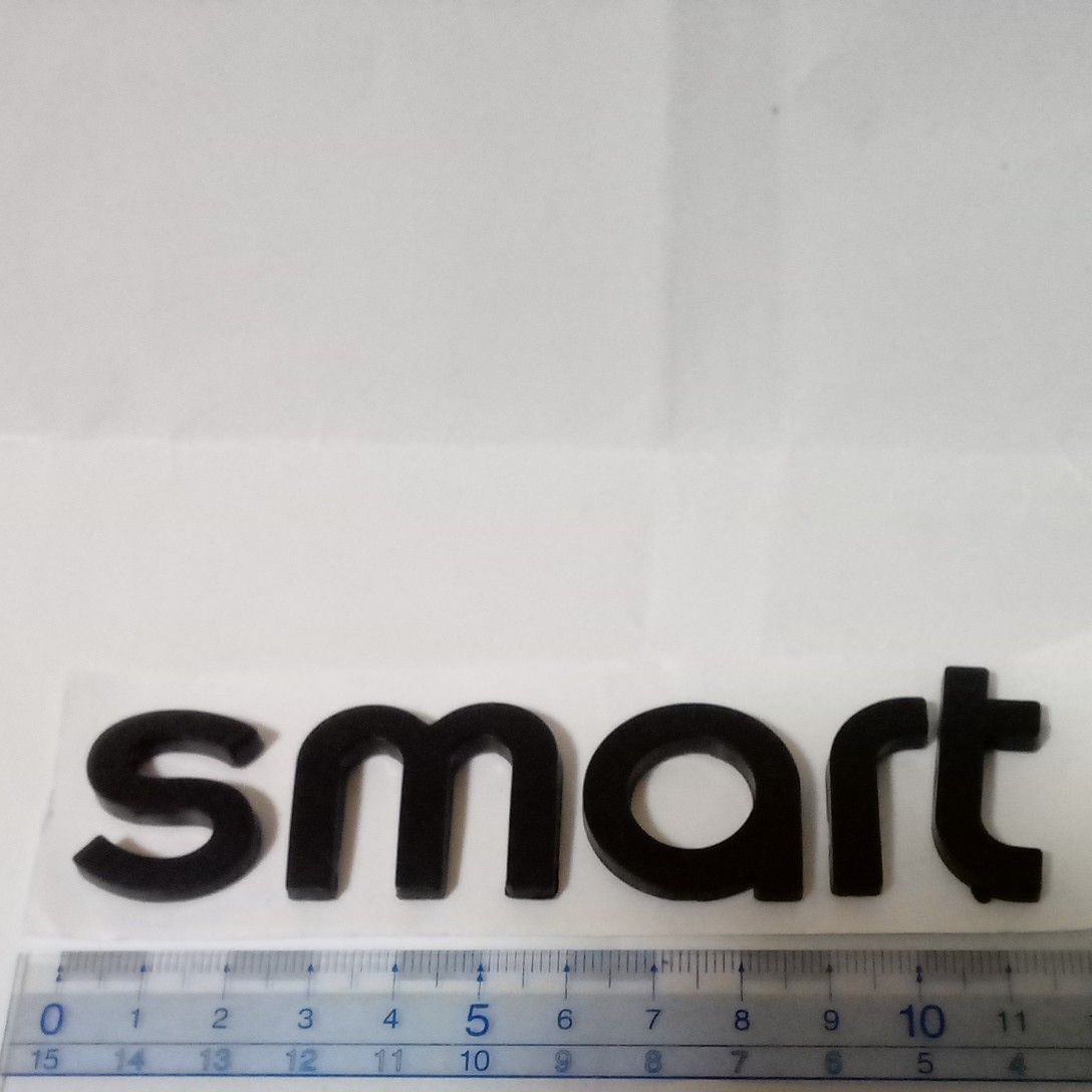 新品　長期保管品　メルセデス・ベンツ　スマート　smart エンブレム　2枚