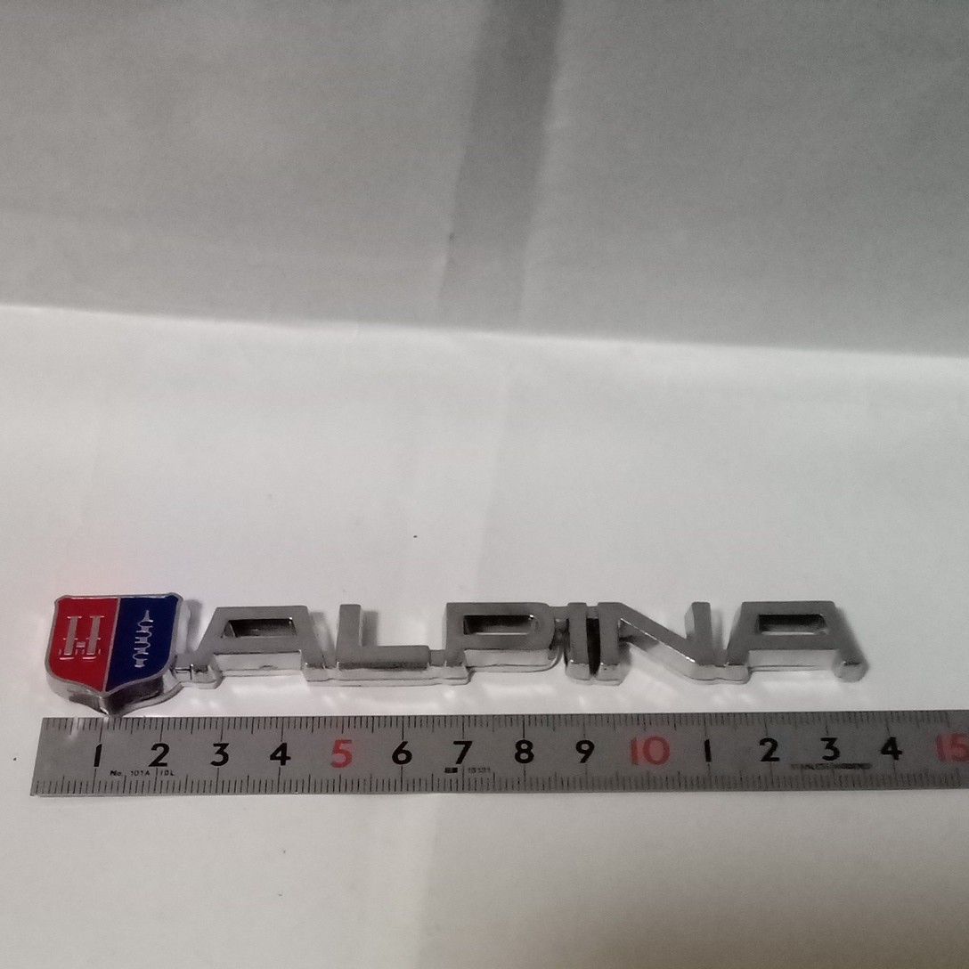 新品　長期保管品　アルピナ　ALPINA  メタルエンブレム