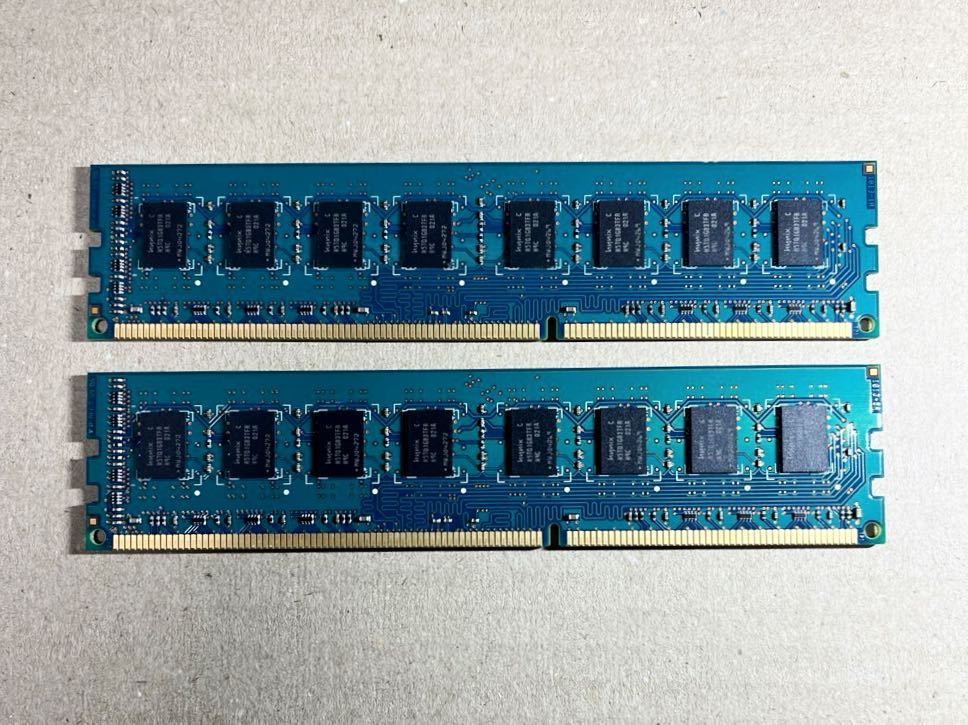 デスクトップメモリー　hynix DDR3 PC3-10600U 2GB × 2枚_画像2