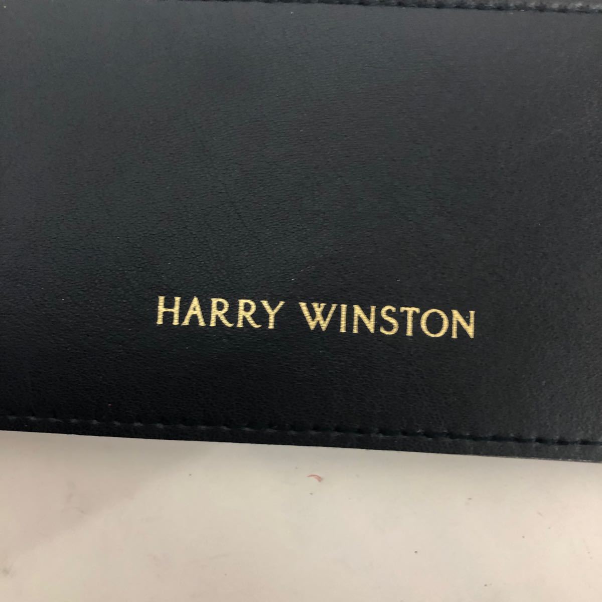  Harry *wi камень Harry Winston аксессуары для мелкие вещи для ювелирные изделия кейс кейс голубой кожа 