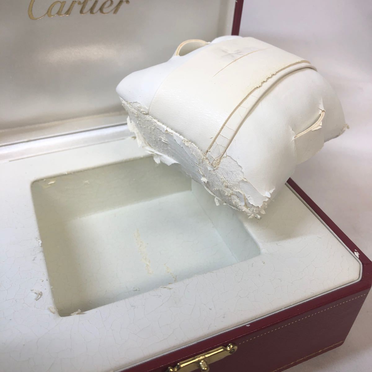 Cartier カルティエ 空箱 カルティエ時計　空箱　BOX 時計用　時計ケース　ジュエリーケース　ボックス C-f_画像2