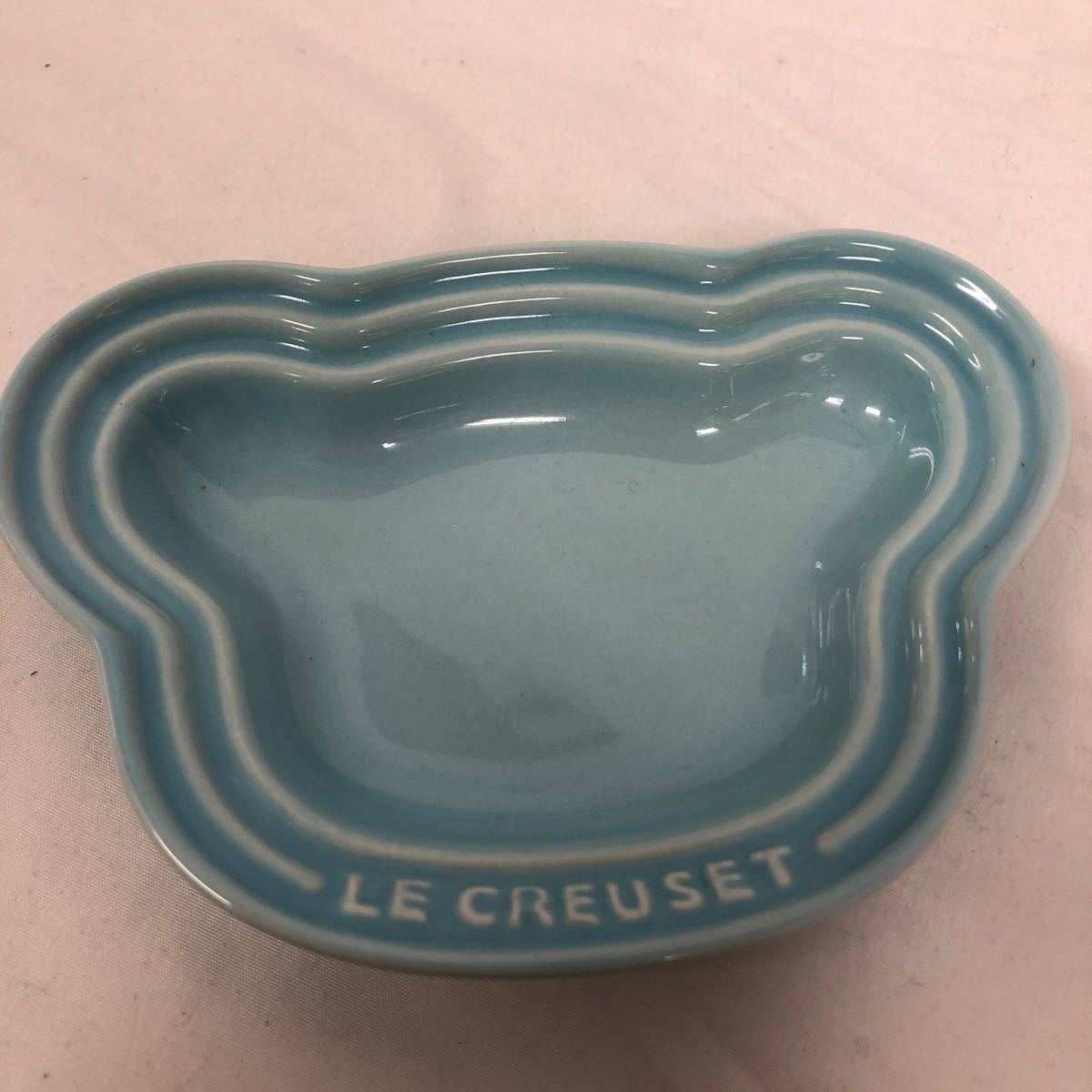 LE CREUSET ル・クルーゼ ルクルーゼ オレンジ　　ベビー 皿　プレート　ココット　蓋付き　4個セット_画像4