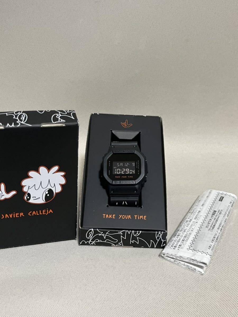 G-SHOCK　ジーショック　casio　カシオ　Javier　Celleja　コラボ　DE-5600VT　美品　クオーツ　腕時計　デジタル