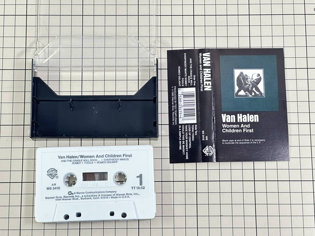 【中古/輸入版/良品】洋楽 カセットテープ ヴァン・ヘイレン Van Halen Women And Children First  暗黒の掟の画像1