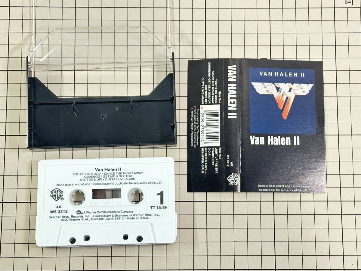 【中古/輸入版/良品】洋楽 カセットテープ ヴァン・ヘイレン Van HalenⅡ 2の画像1