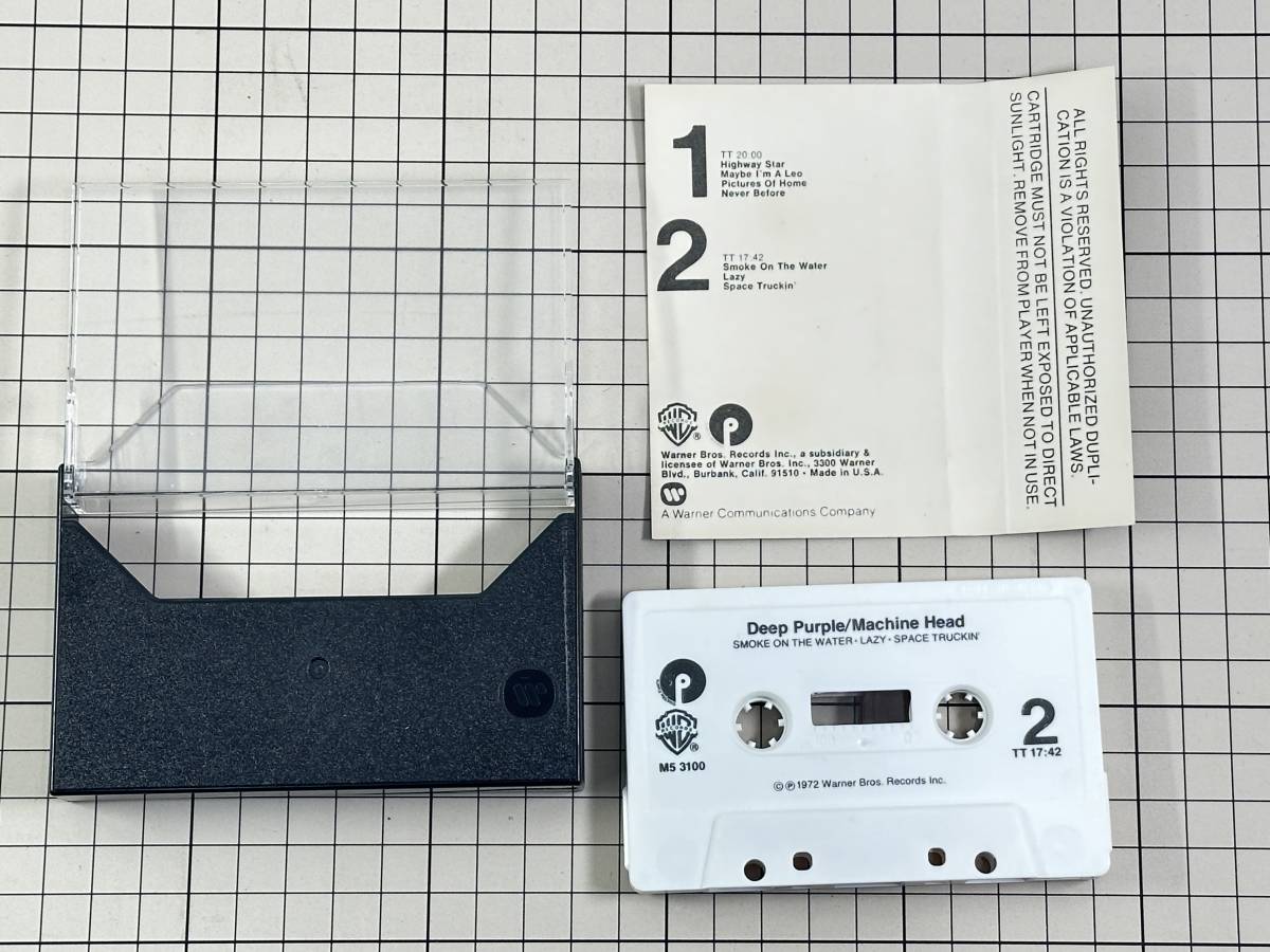 【中古/輸入版/良品】洋楽 カセットテープ ディープパープル DEEP PURPLE Machine Head マシン・ヘッドの画像3