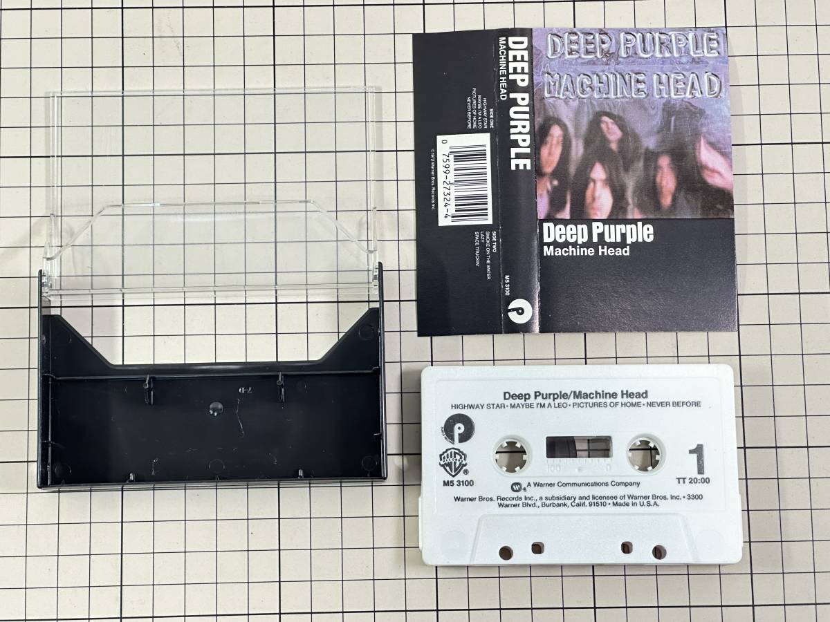 【中古/輸入版/良品】洋楽 カセットテープ ディープパープル DEEP PURPLE Machine Head マシン・ヘッドの画像1