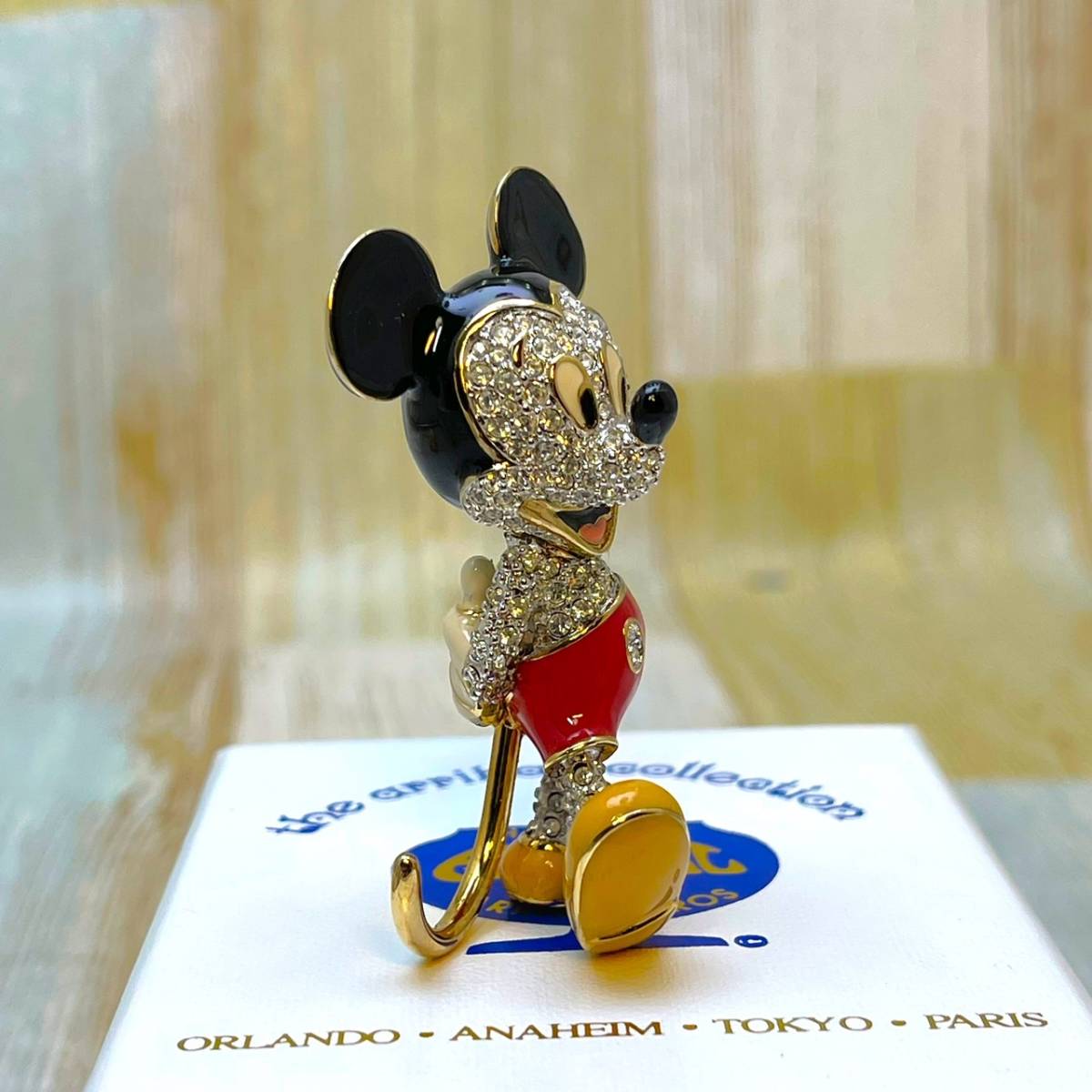 限定品 レア★ミッキーマウス Mickey Mouse ミッキー フィギュア★アリバス・ブラザーズ スワロフスキー★ディズニー シンデレラ城 Disney_画像6