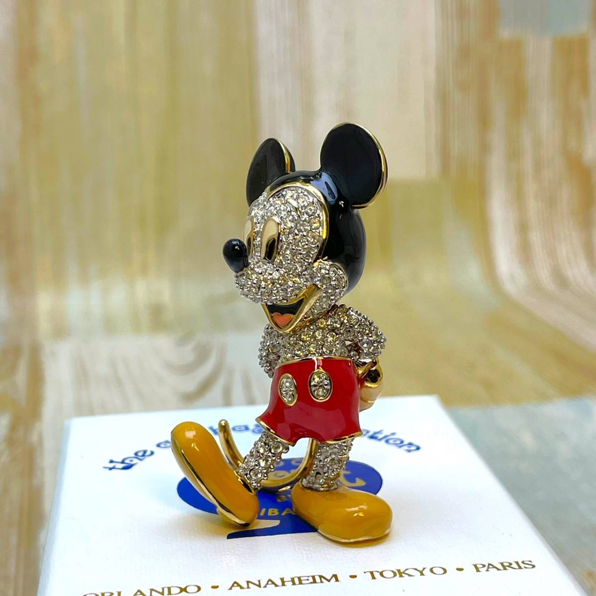 限定品 レア★ミッキーマウス Mickey Mouse ミッキー フィギュア★アリバス・ブラザーズ スワロフスキー★ディズニー シンデレラ城 Disney_画像3