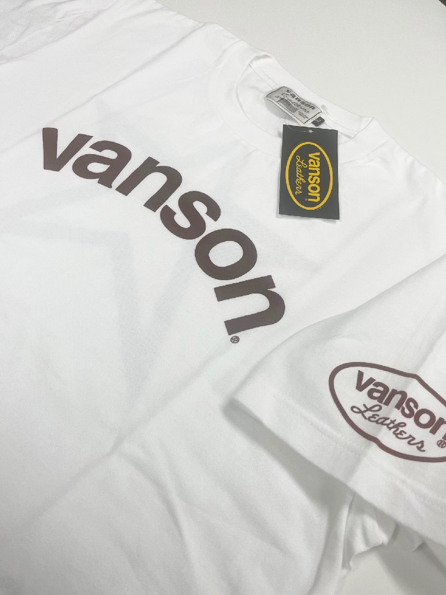 【非売品】 VANSON LEATHERS 半袖TEE SP-T-97A WHITE サイズ XXL_画像1