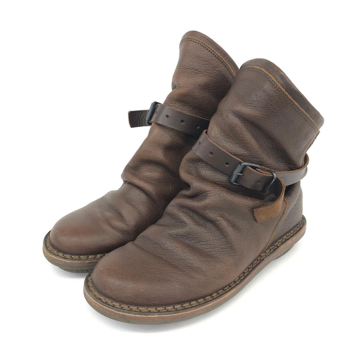 ◆trippen トリッペン エンジニアブーツ 36◆ ブラウン レザー レディース 靴 シューズ ブーティー boots