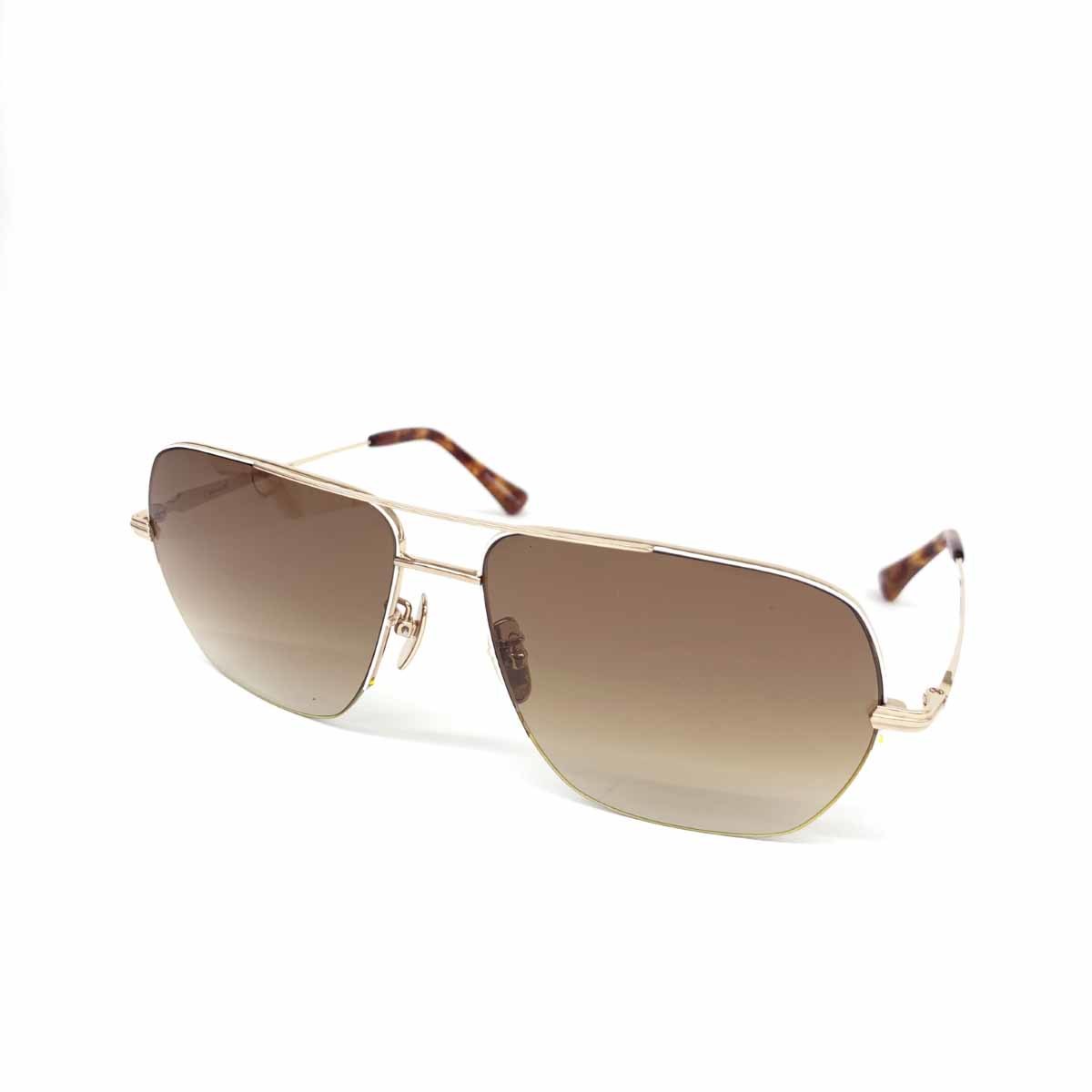 良好◆Eque.M イークエエム サングラス◆Club22nd SLG-W ゴールドカラー ユニセックス sunglasses 服飾小物