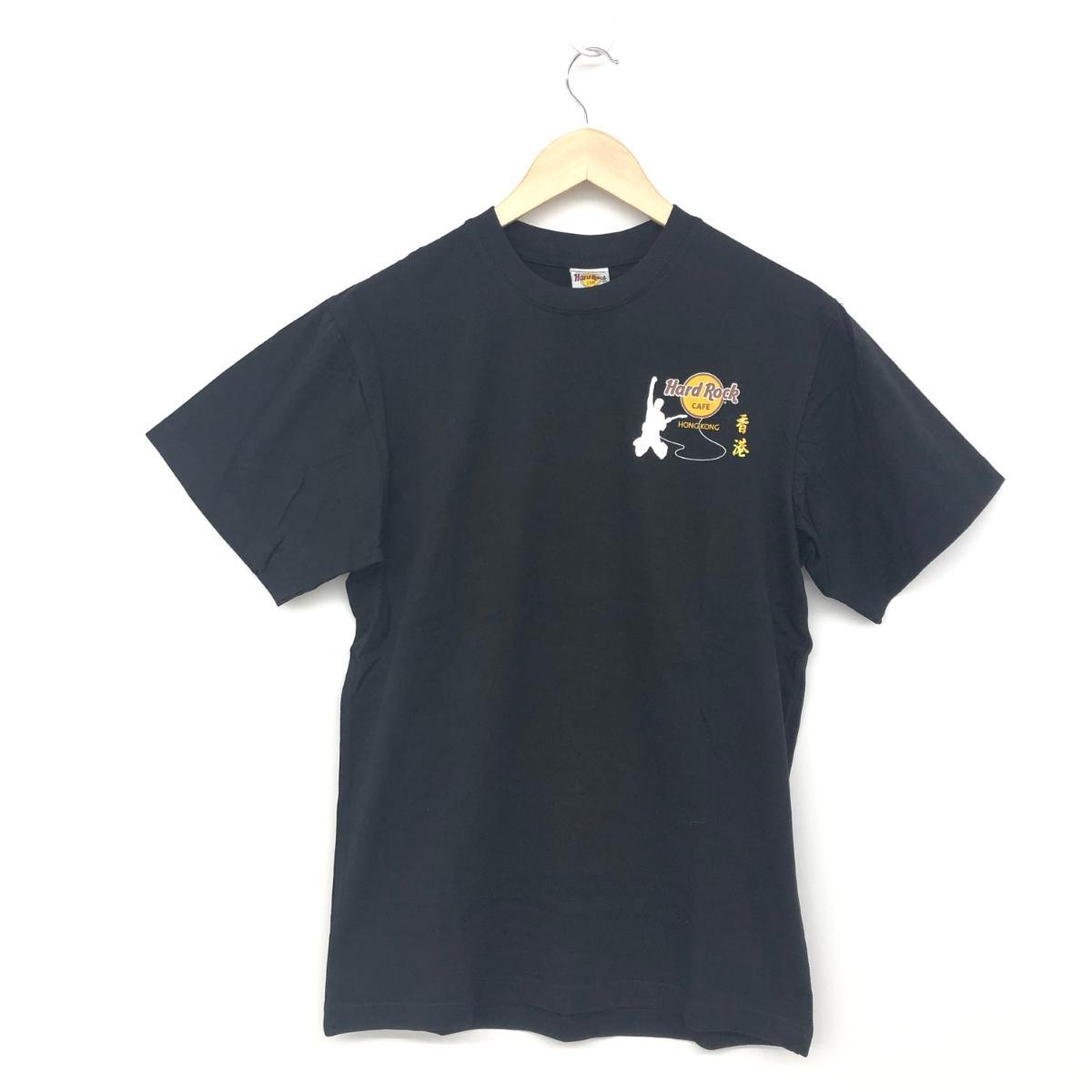 未使用品◆Hard Rock CAFE ハードロックカフェ カットソー Mサイズ◆ ブラック コットン100% メンズ トップス Tシャツ_画像1