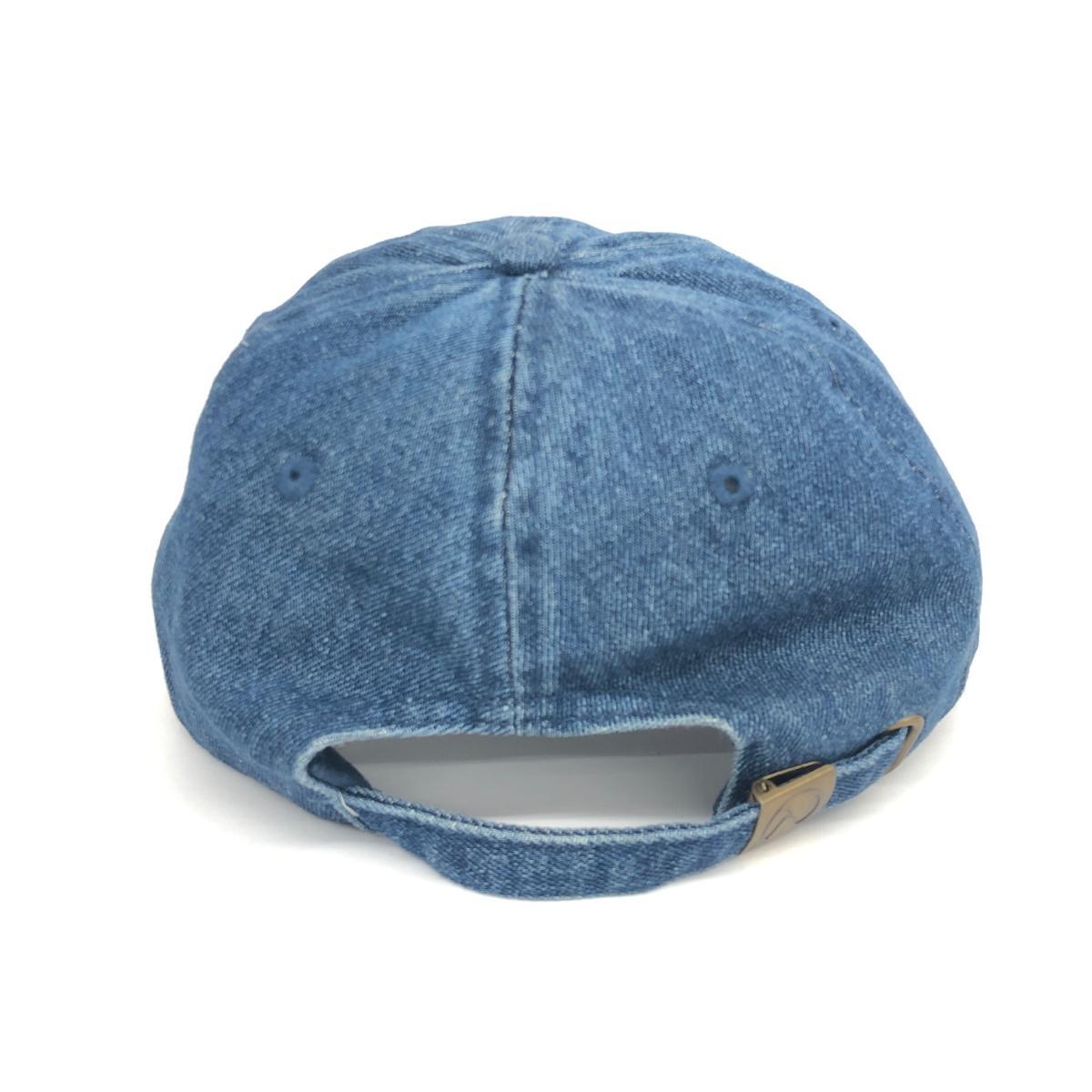 良好◆NEWHATTAN ニューハッタン キャップ ◆ ブルー デニム レディース 帽子 ハット hat 服飾小物_画像3