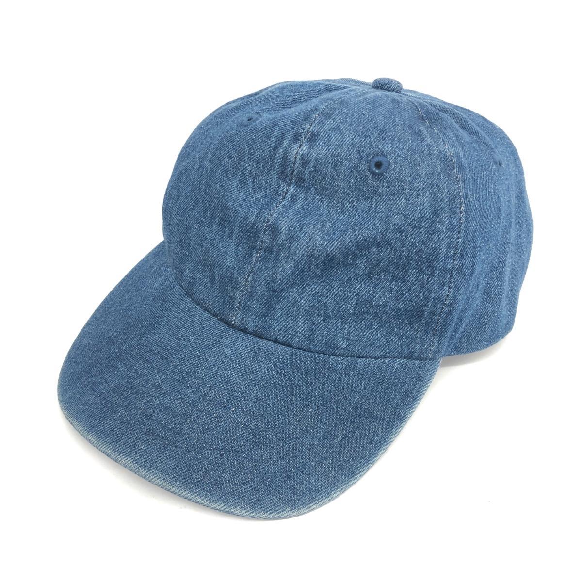 良好◆NEWHATTAN ニューハッタン キャップ ◆ ブルー デニム レディース 帽子 ハット hat 服飾小物_画像1