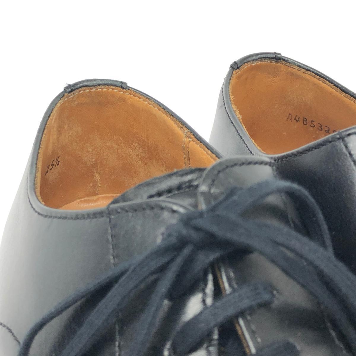 ◆GEOX ジェオックス ドレスシューズ 25.5cm 3E◆ ブラック レザー編み込み メンズ 靴 ローファー ビジネスシューズ 革靴_画像8