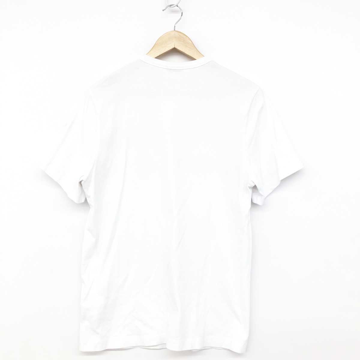 ◆MONCLER モンクレール 半袖Tシャツ ◆ ホワイト メンズ トップス ロゴ クルーネック_画像2