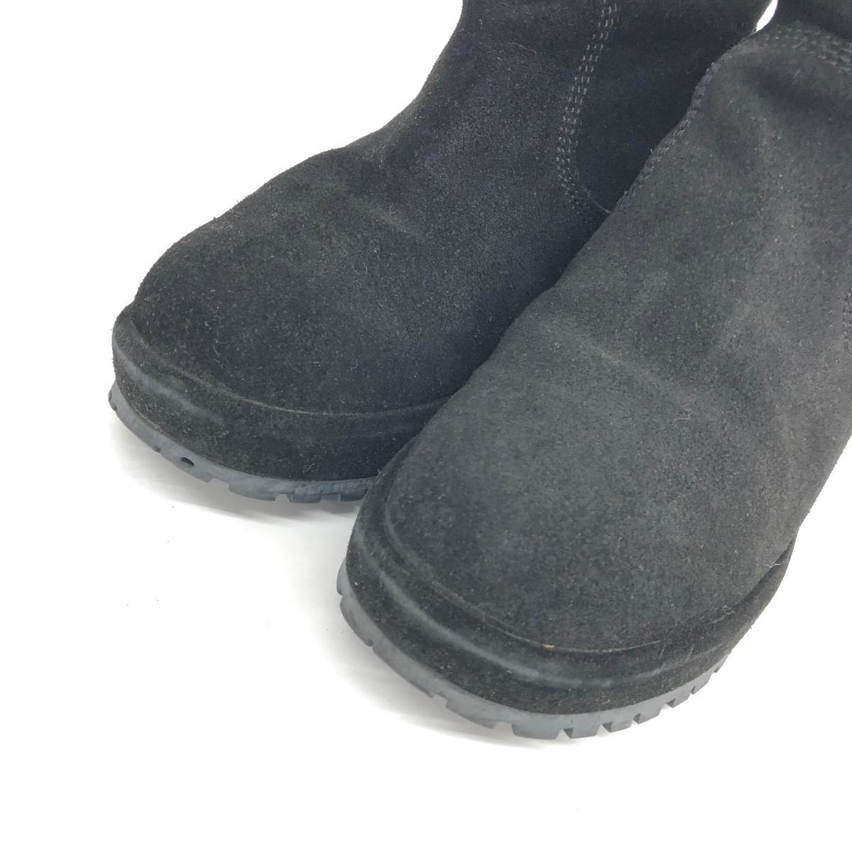 ◆RUCO LINE ルコライン ブーツ 37◆ ブラック レザー レディース 靴 シューズ ブーティー boots_画像7