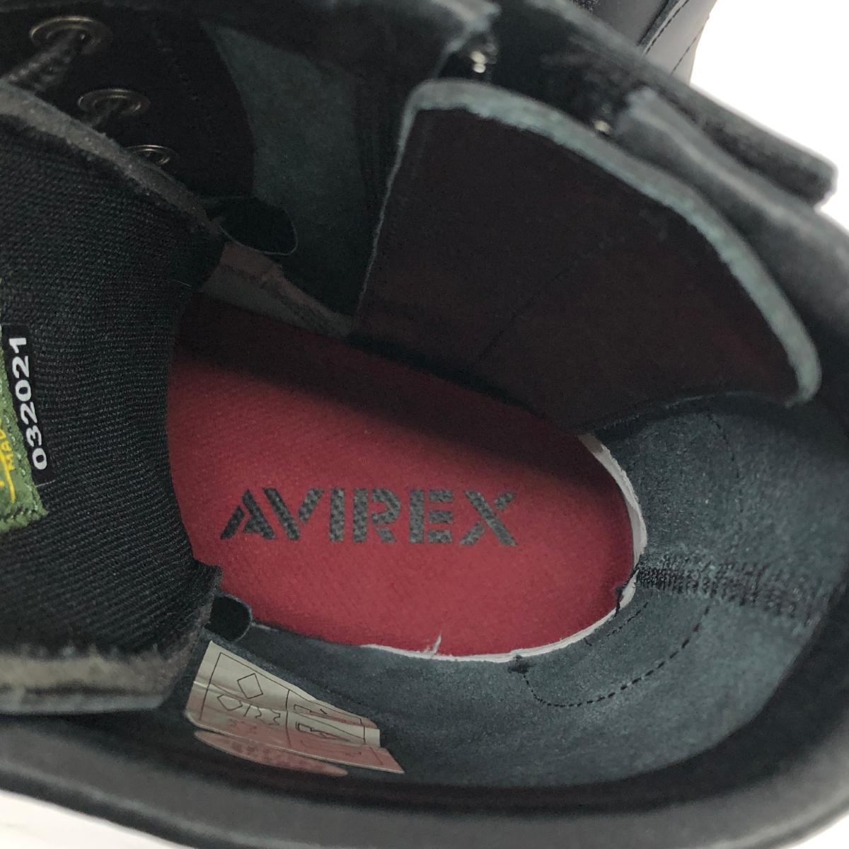 美品◆AVIREX アヴィレックス ブーツ 28.0cm◆ ブラック レザー メンズ 靴 シューズ boots ワークブーツ_画像6