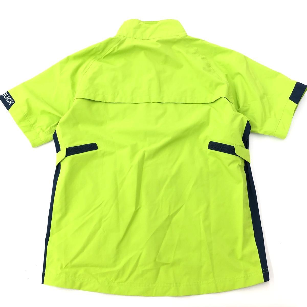  excellent *Cutter&Buck Cutter&Buck rainwear short sleeves jacket M pants L*CGMNJH00W green × navy men's Golf wear 