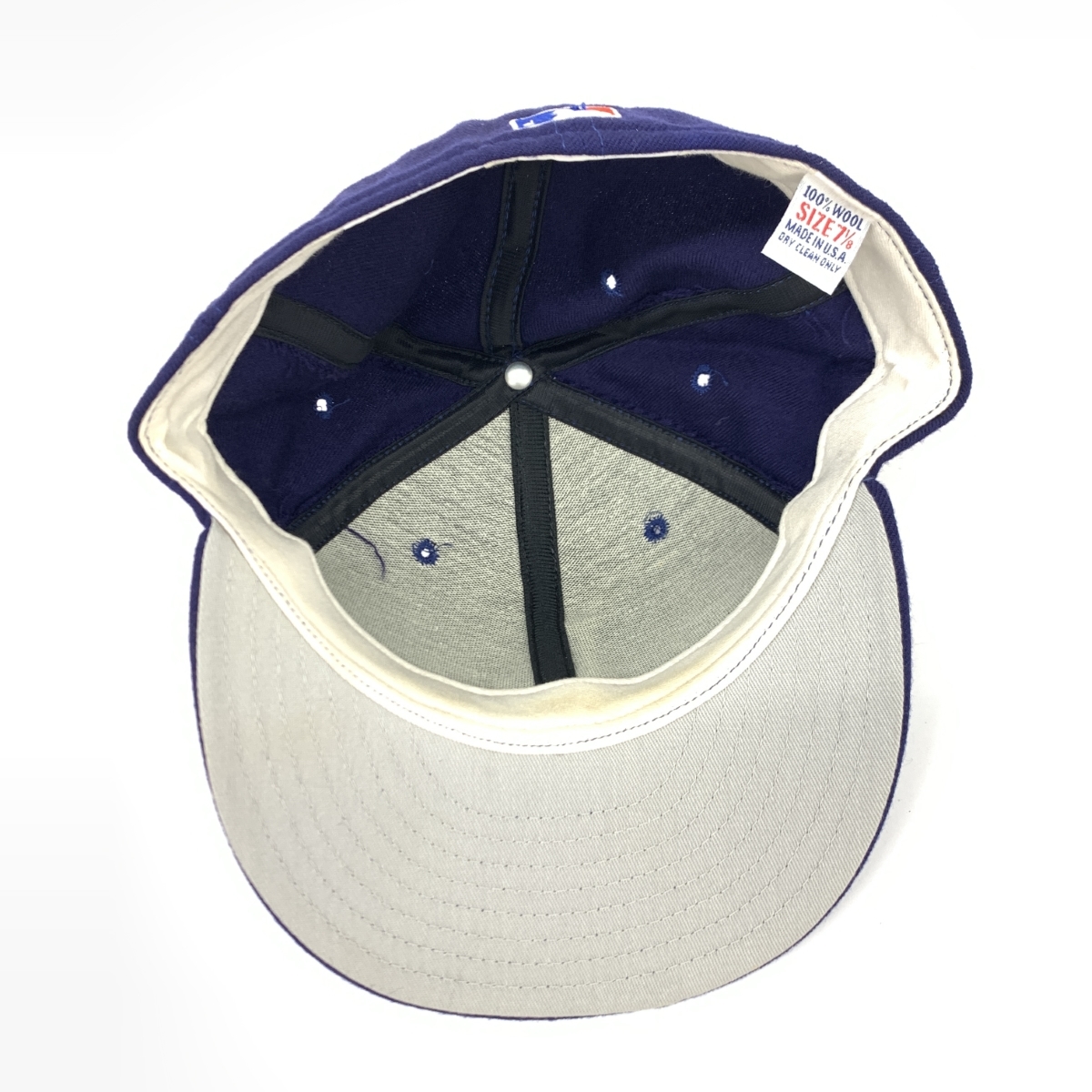 ◆NEW ERA ニューエラ ベースボールキャップ ◆ ブルー ウール100％ ドジャース メンズ 帽子 ハット hat 服飾小物_画像4