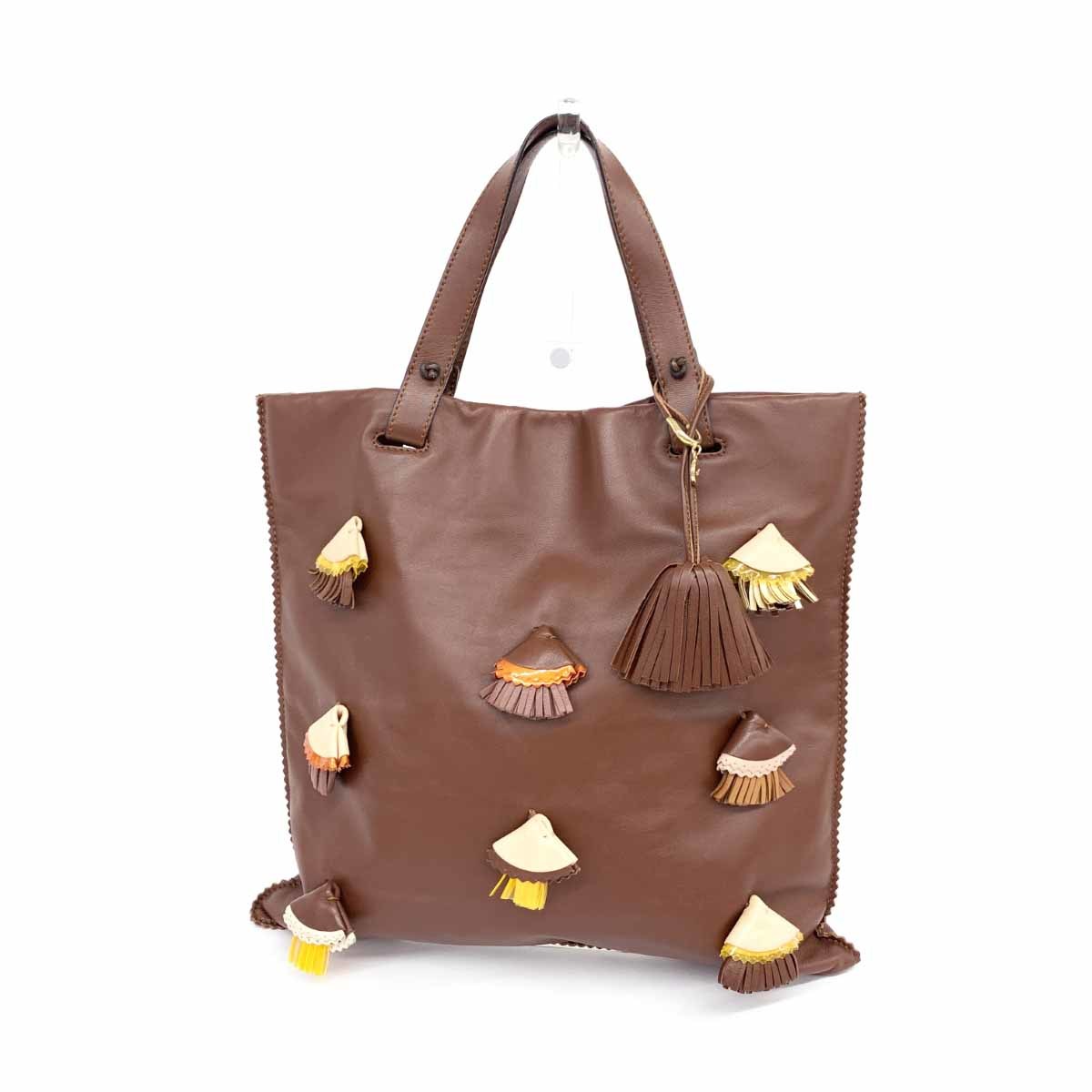 良好◆LOEWE ロエベ ハンドバッグ◆ ブラウン ナッパレザー レディース bag 鞄