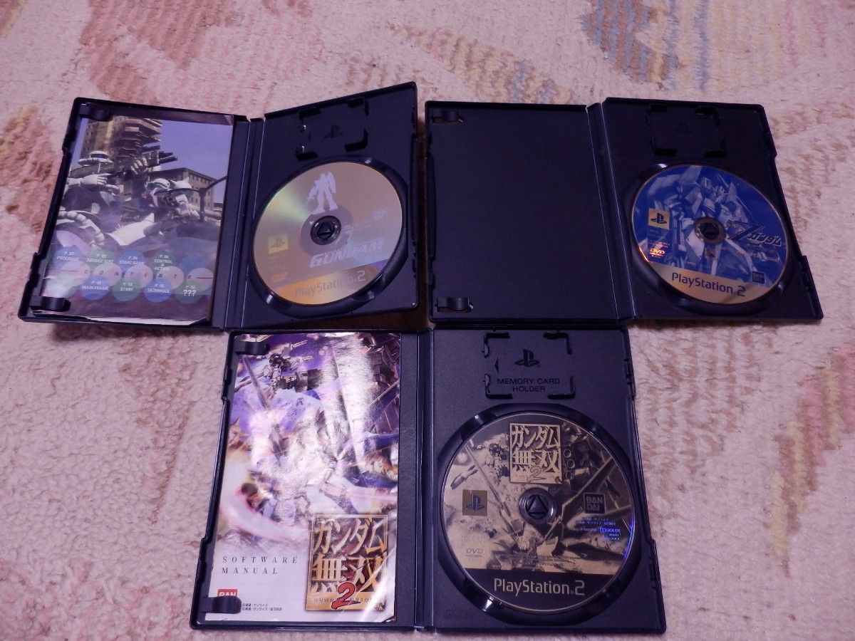 PS2　ガンダム　ゲームソフト　３本セット　プレイステーション2