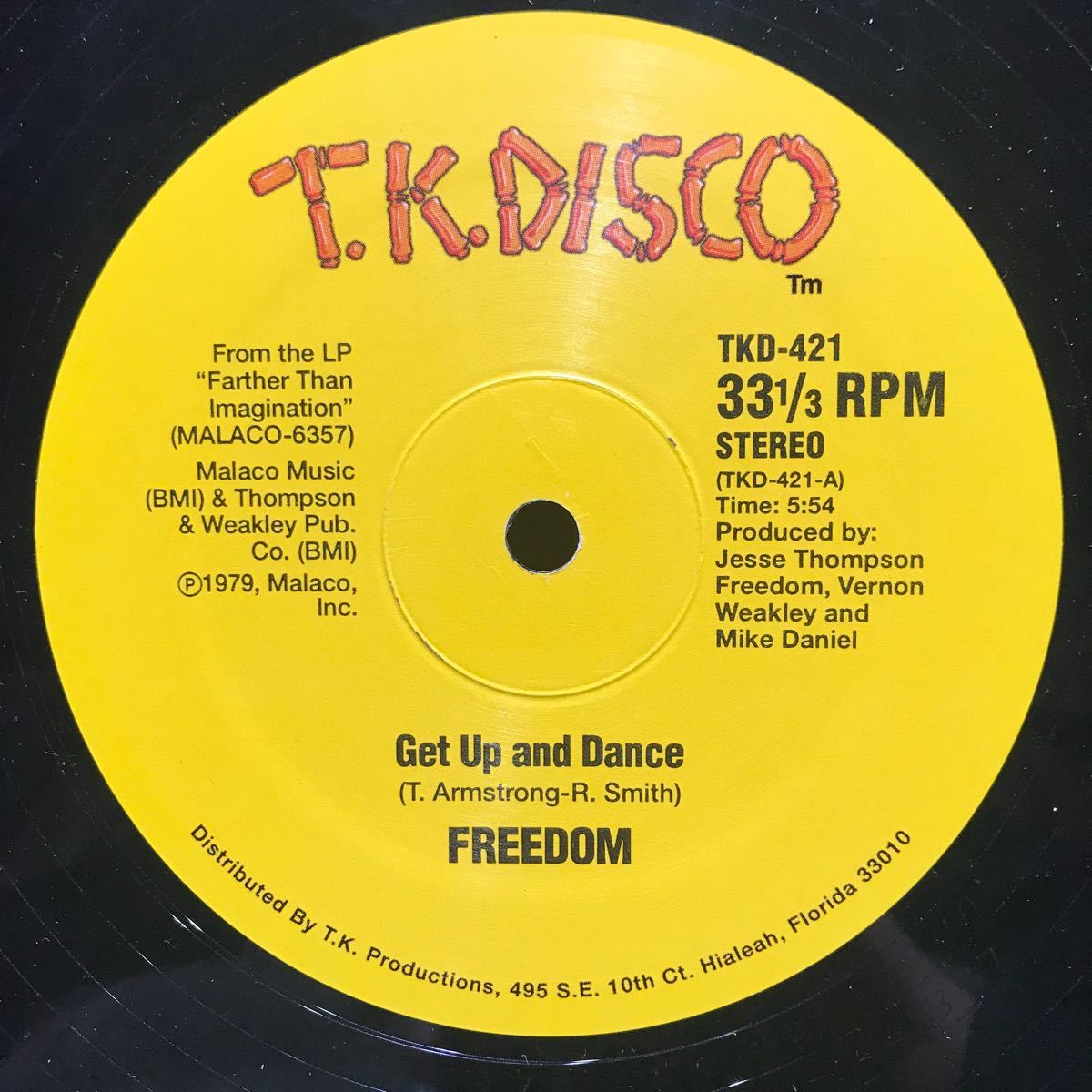 Freedom / Get Up And Dance US盤_画像1