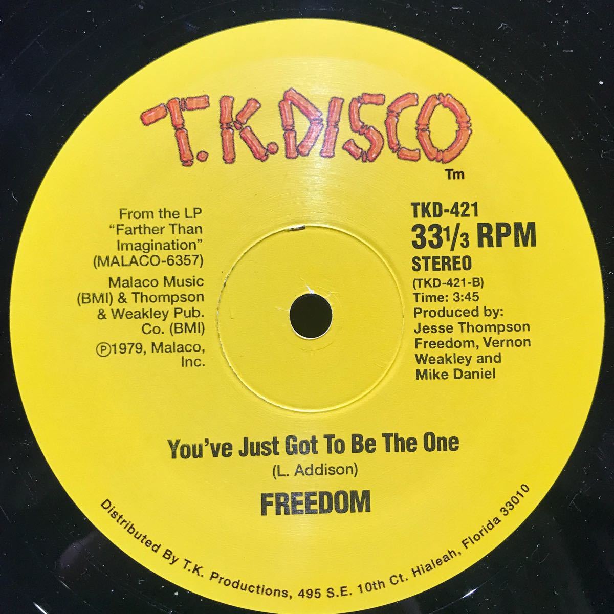 Freedom / Get Up And Dance US盤_画像2