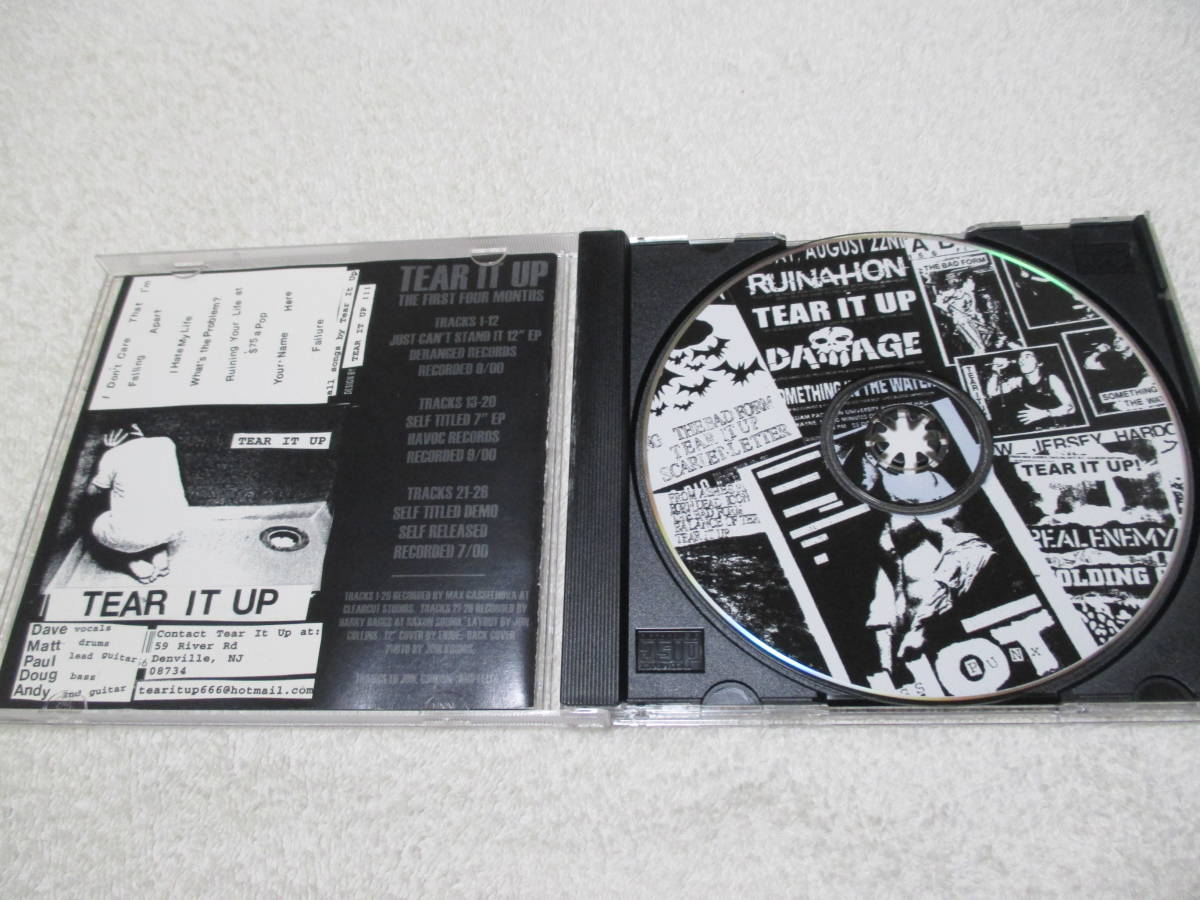 Tear It Up The First Four Months CD / Look Back and Laugh Cut the Shit DS-13