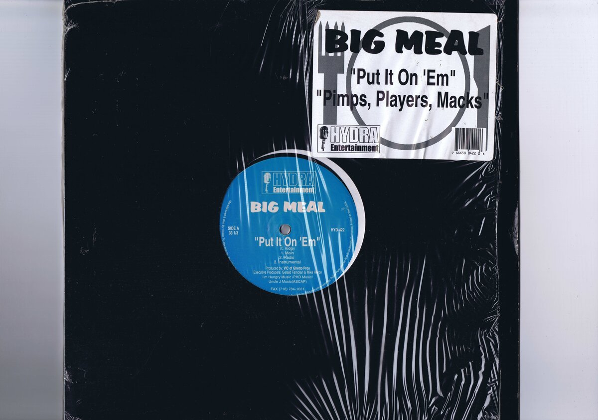 盤質良好 US盤 12inch Big Meal / Put It On 'Em / Pimps, Players, Macks シュリンク付き（開封済） HYD-422_画像1