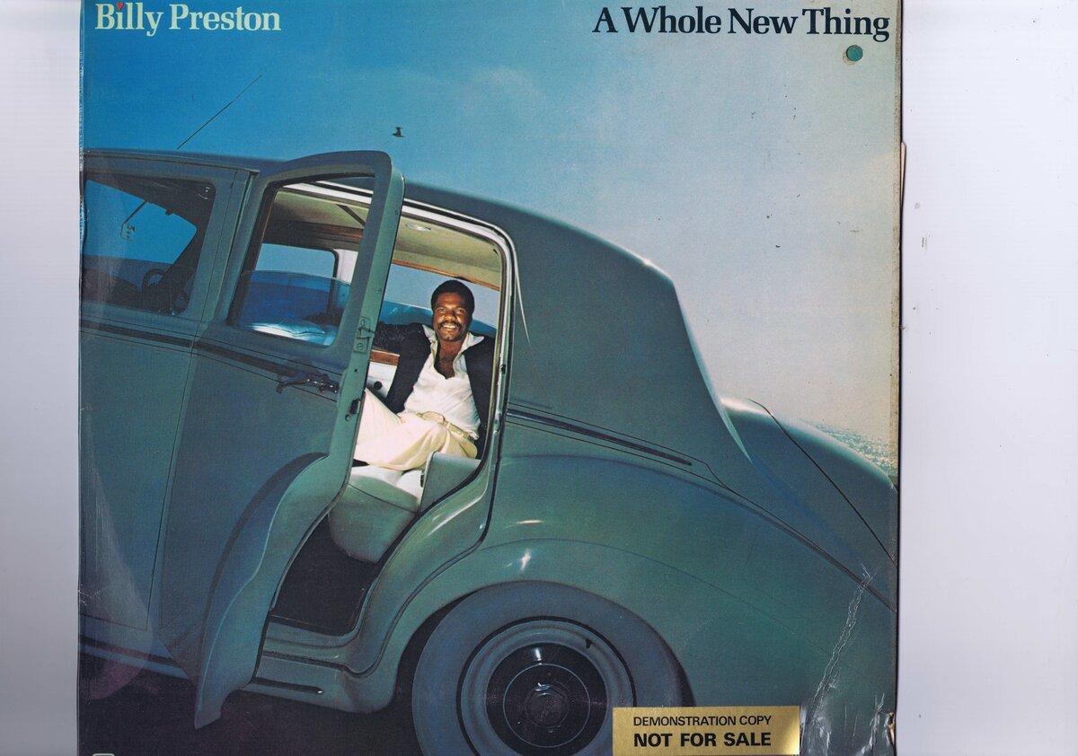 盤質良好 UK盤 LP Billy Preston / A Whole New Thing インサート付き AMLH 64656_画像1